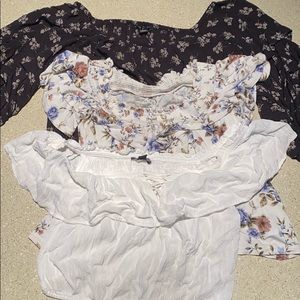 Off the Shoulder American Eagle Shirts